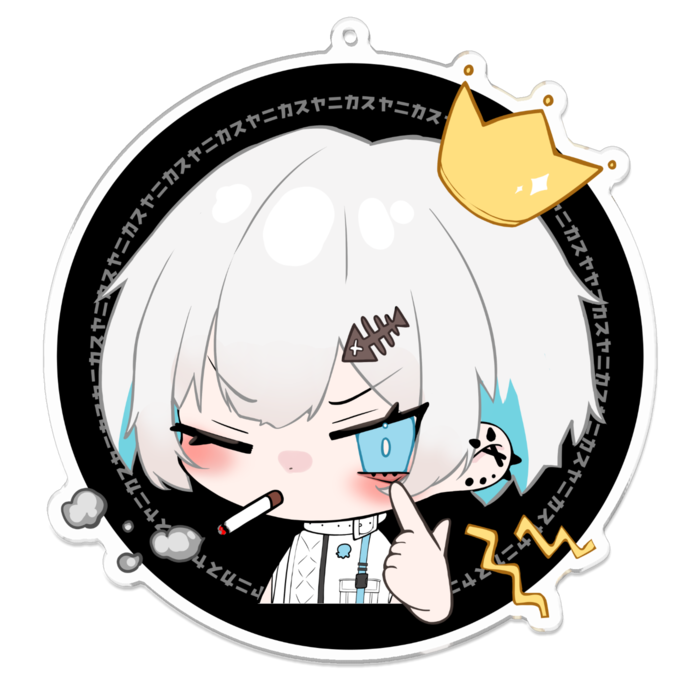 アクリルキーホルダー - 100 x 100 (mm)