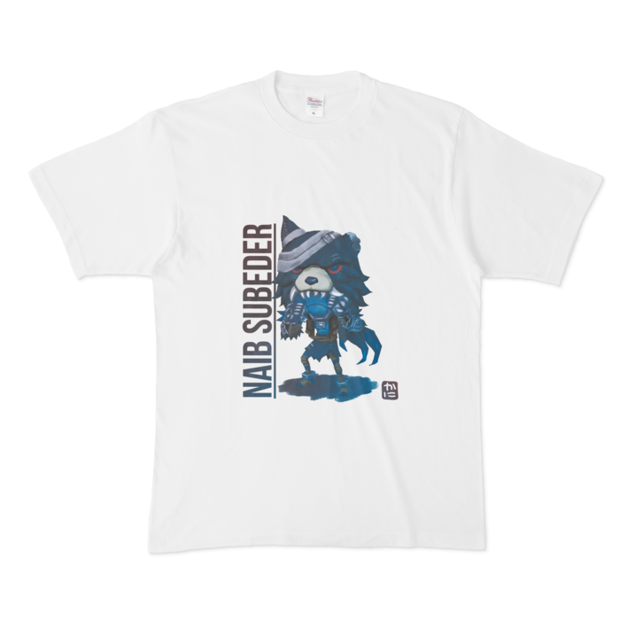 傭兵 寄生 Tシャツ フロントプリント白 Kanisan Booth