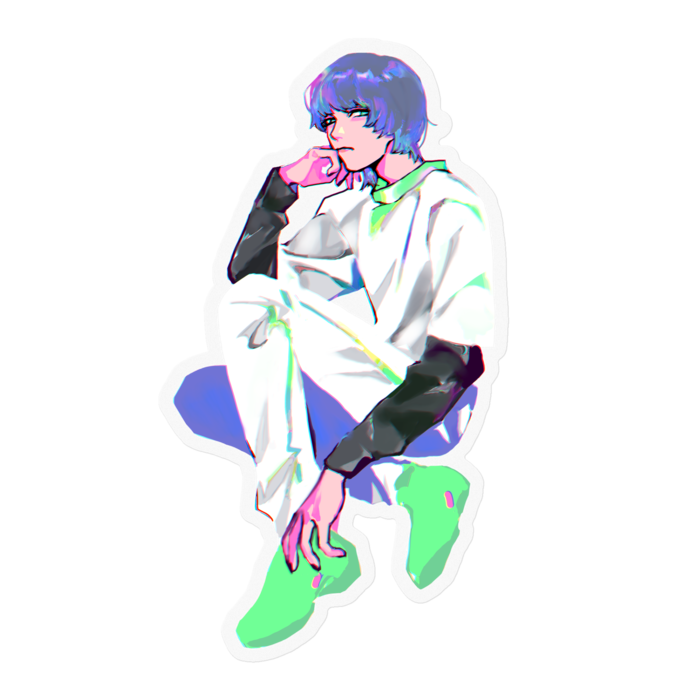 ステッカー - 100 x 100 (mm)