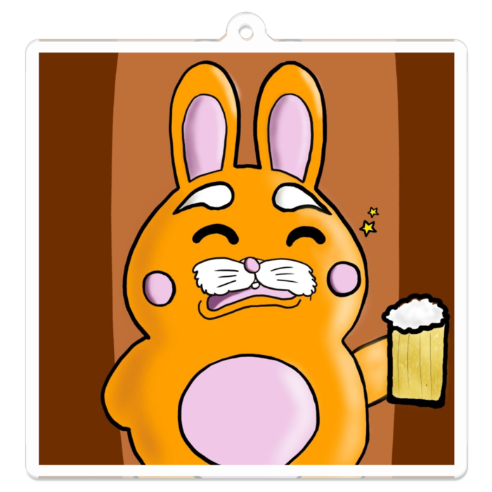 アクリルキーホルダー - 70 x 70 (mm)