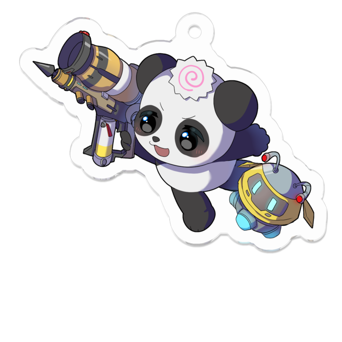 アクリルキーホルダー - 50 x 50 (mm)