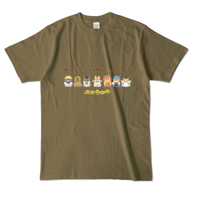カラーTシャツ - L - オリーブ (濃色)