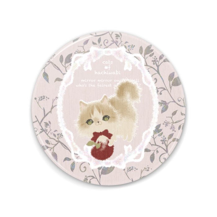 缶ミラー - 75mmピンク
