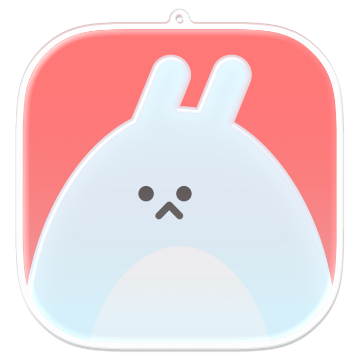 アクリルキーホルダー - 100 x 100 (mm)