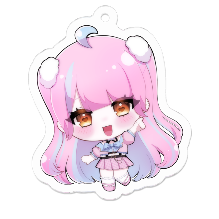 アクリルキーホルダー - 50 x 50 (mm)