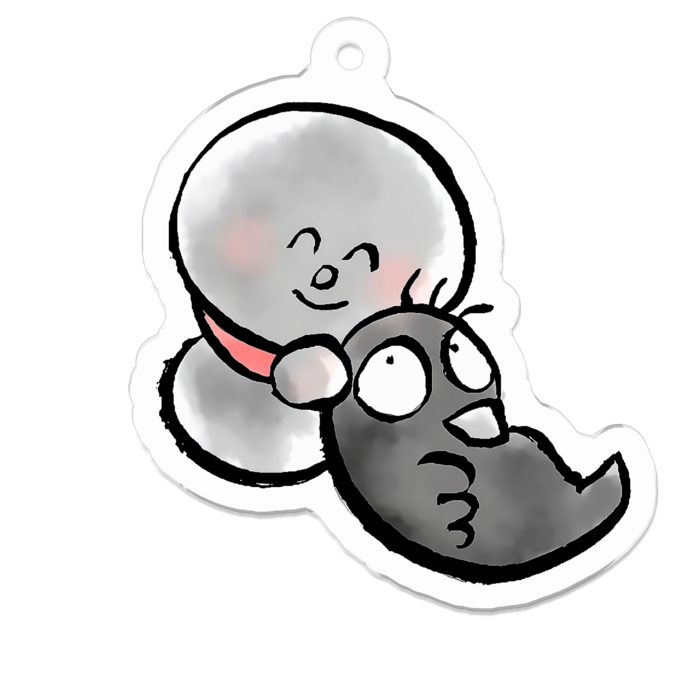 アクリルキーホルダー - 50 x 50 (mm)