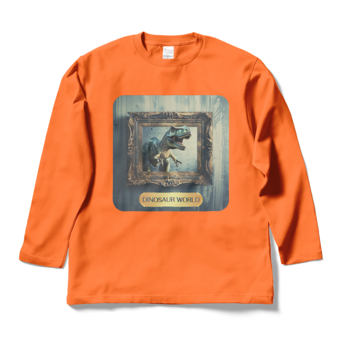 ロングスリーブTシャツ - L - オレンジ