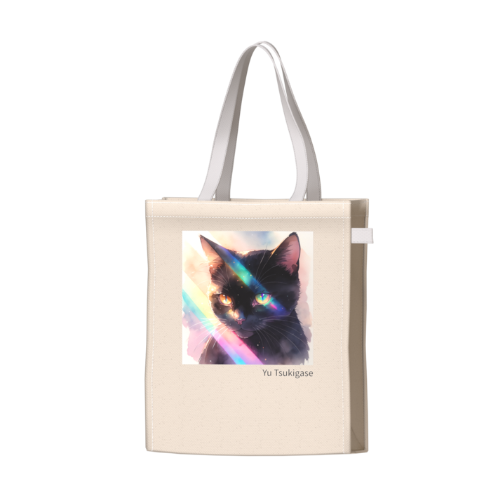 ツートンカラーバッグ - ホワイト - W34 × H41 × D14cm