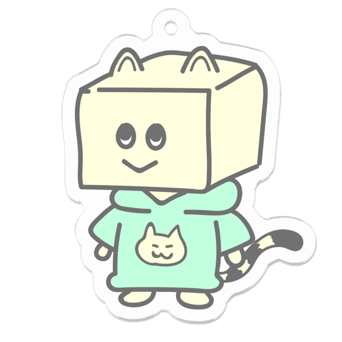 アクリルキーホルダー - 50 x 50 (mm)