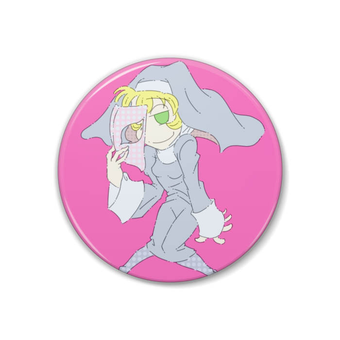 缶バッジ - 『シスターちゃん』 - 38mm