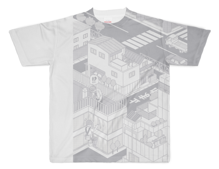 フルグラフィックTシャツ - XL - 正面印刷のみ