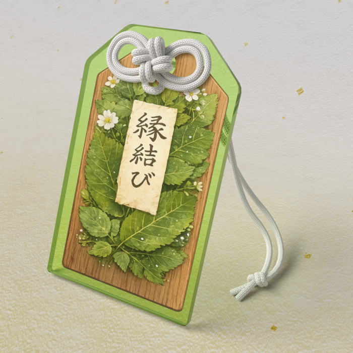森の葉の縁結び札