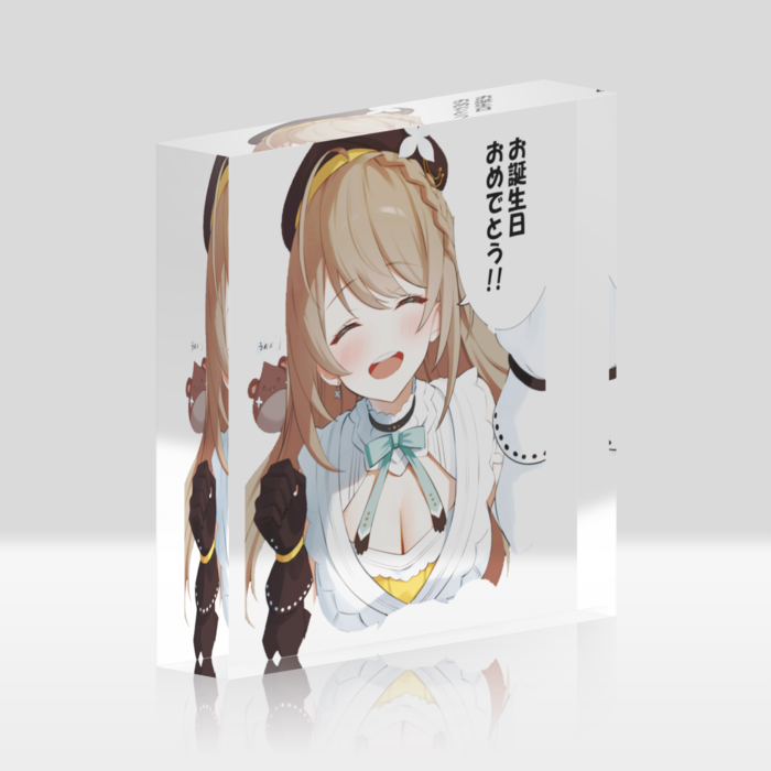 アクリルブロック (クリア)【100×100mm】