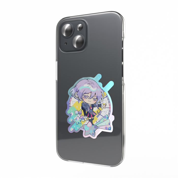 オーロラスマホステッカー - W55 × H91mm 以内