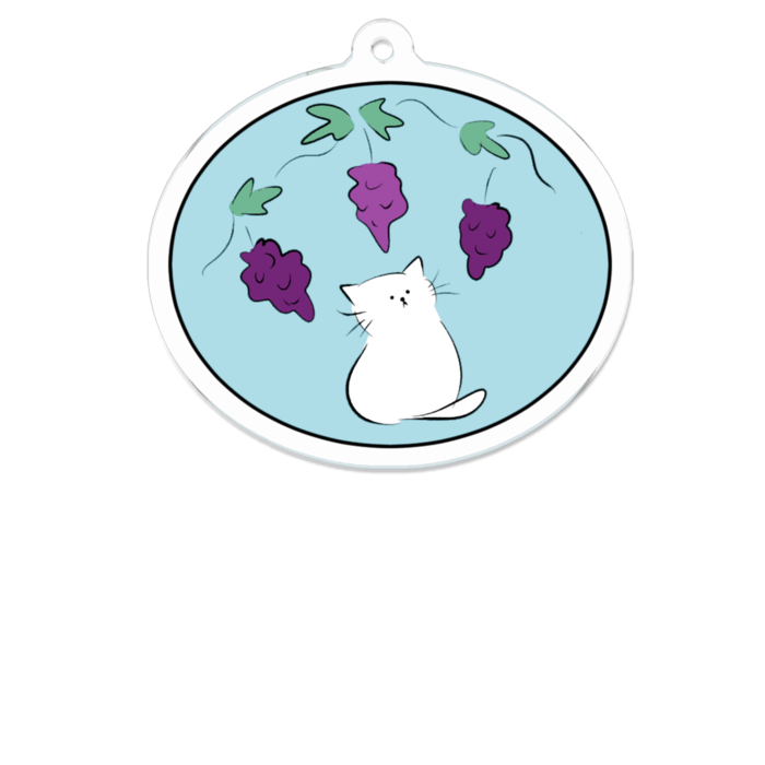 アクリルキーホルダー - 70 x 70 (mm)