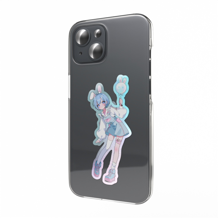 オーロラスマホステッカー - 縦