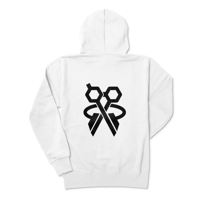 ジップパーカー - M - ホワイト