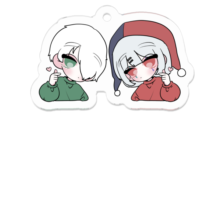 アクリルキーホルダー - 50 x 50 (mm)