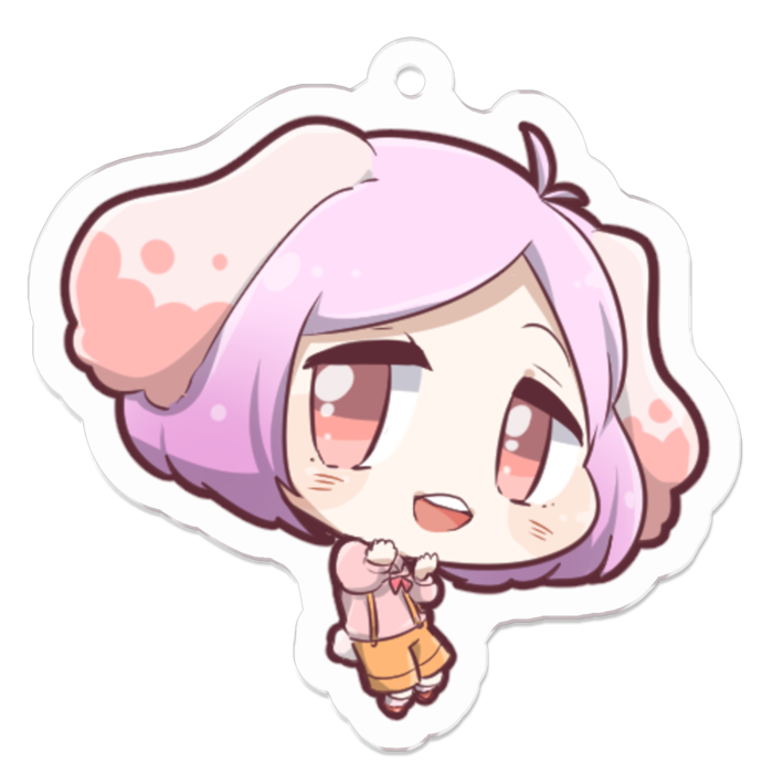 アクリルキーホルダー - 50 x 50 (mm)