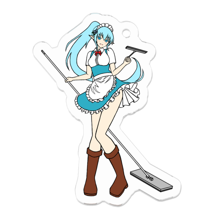 アクリルキーホルダー(コーティング) - 50 x 50 (mm)