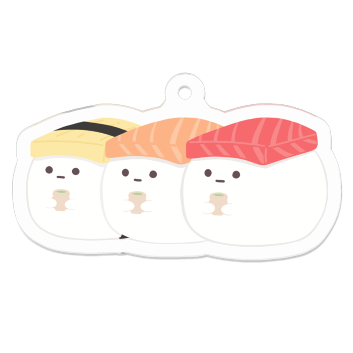 アクリルキーホルダー - 50 x 50 (mm)