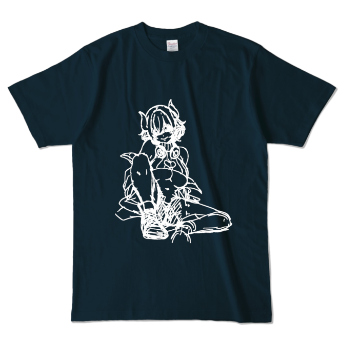 カラーTシャツ - L - ネイビー (濃色)