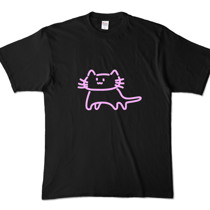 カラーTシャツ - XL - ブラック (濃色)