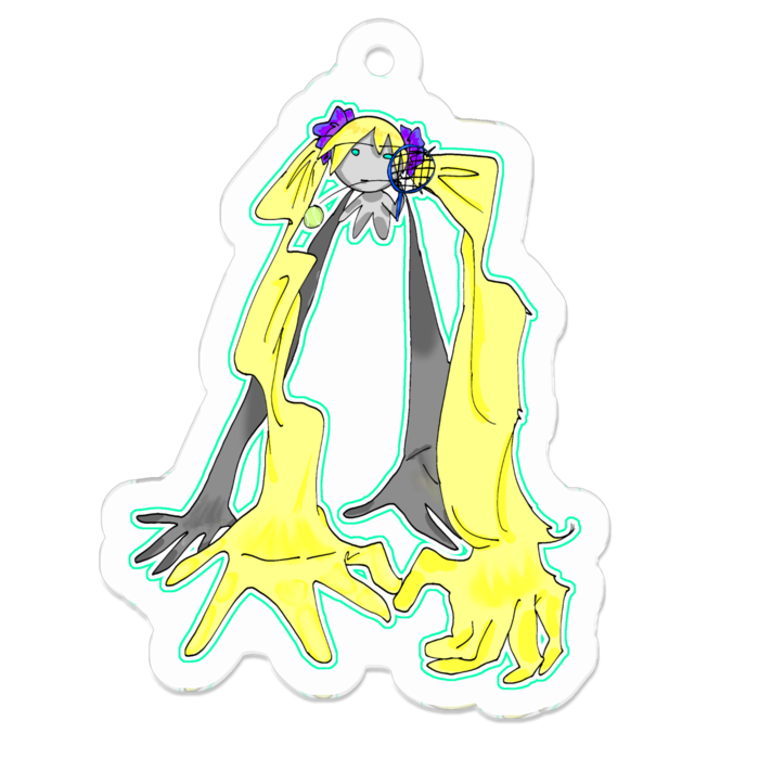 アクリルキーホルダー - 50 x 50 (mm)