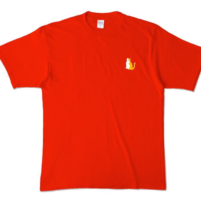 カラーTシャツ - XL - レッド (濃色)