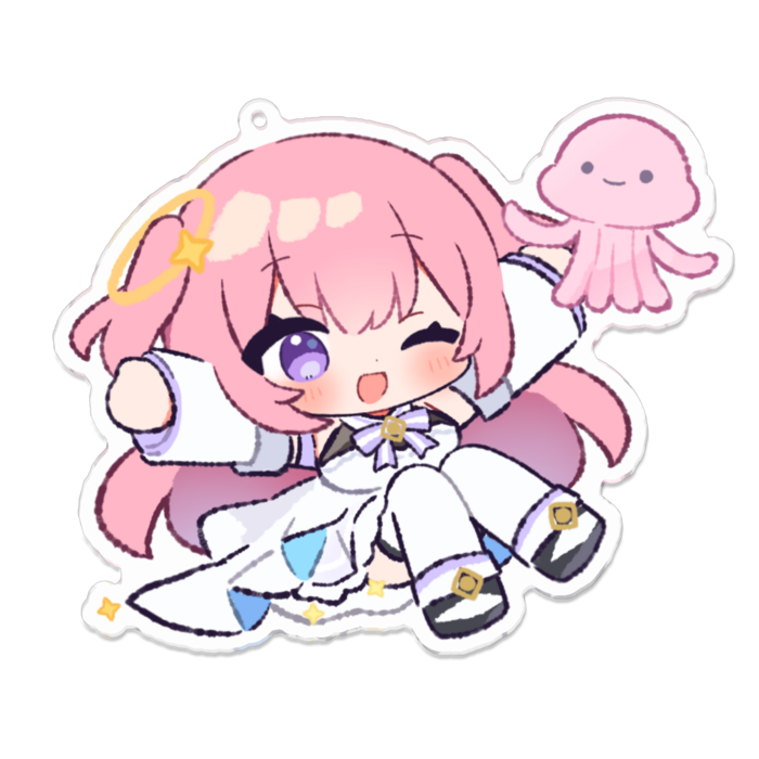 アクリルキーホルダー - 100 x 100 (mm)