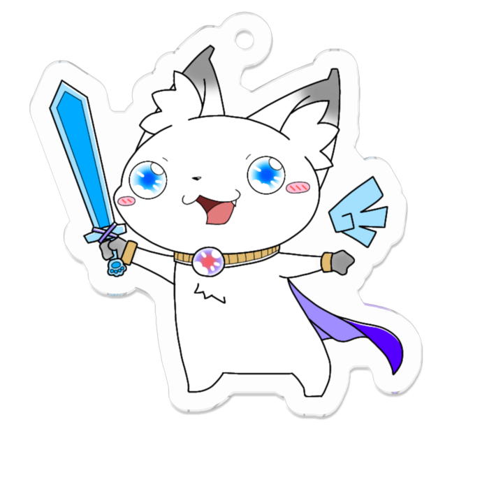 アクリルキーホルダー - 50 x 50 (mm)