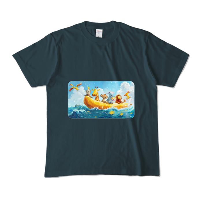 カラーTシャツ - M - デニム (濃色)