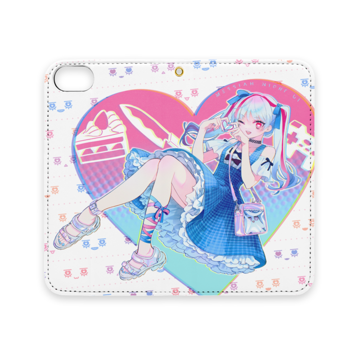 手帳型iPhoneケース（ベルトなし） - iPhone 7 / 8 / SE(第2・第3世代) - ストラップ穴 あり