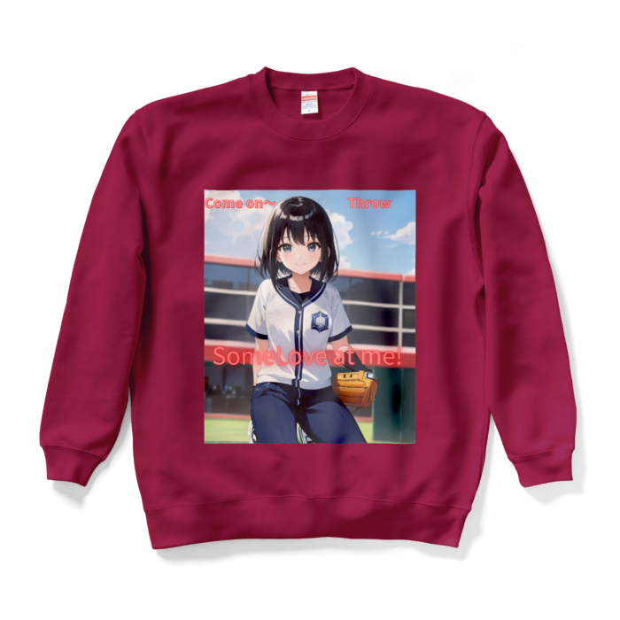 スウェット - XL - バーガンディ