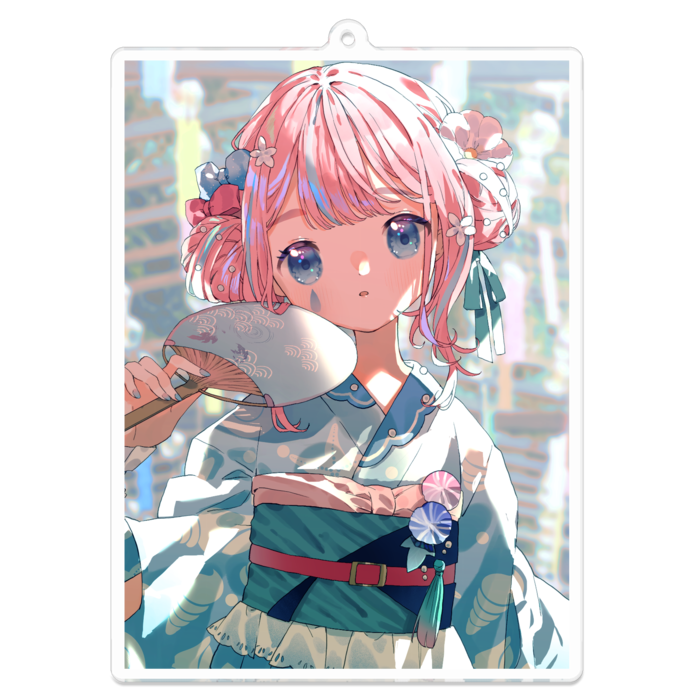 アクリルキーホルダー - 100 x 100 (mm)