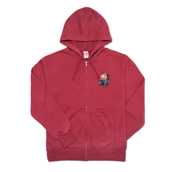 ジップパーカー - M - 左胸(3)