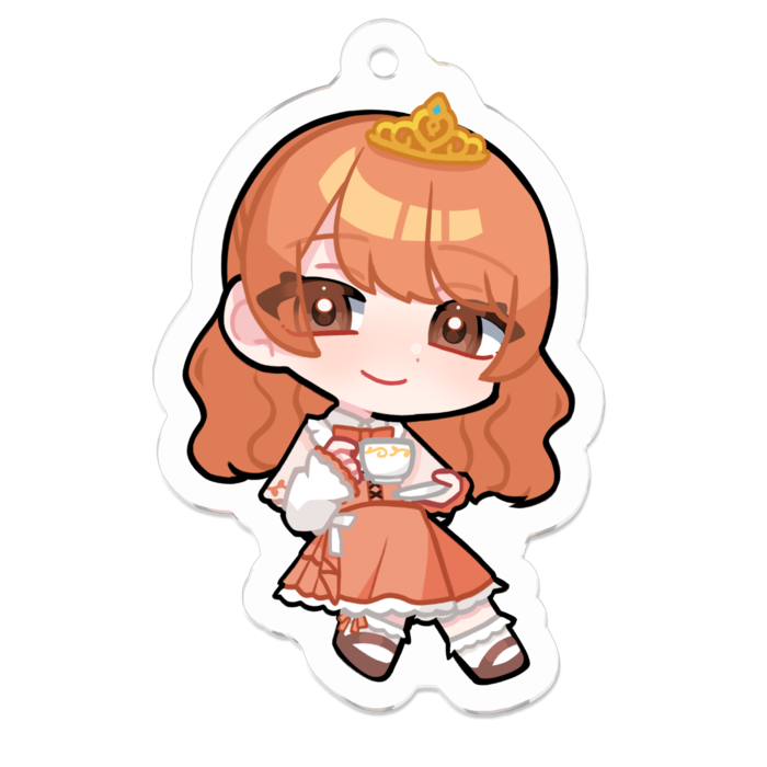 アクリルキーホルダー - 50 x 50 (mm)