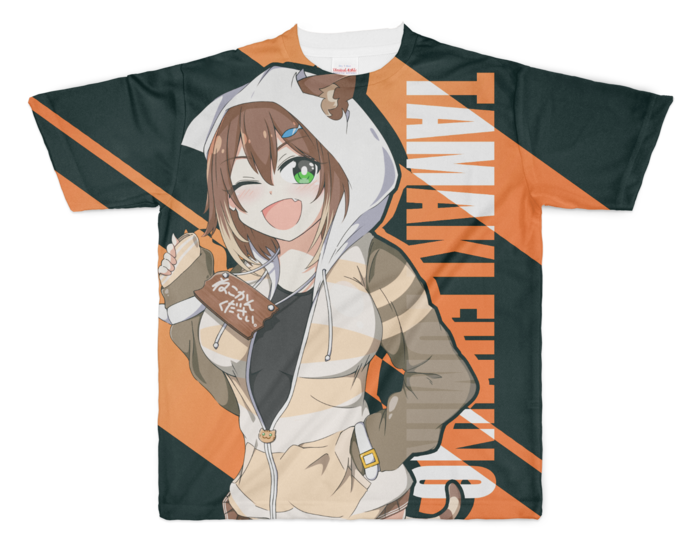 フルグラフィックTシャツ - XL - 正面印刷のみ