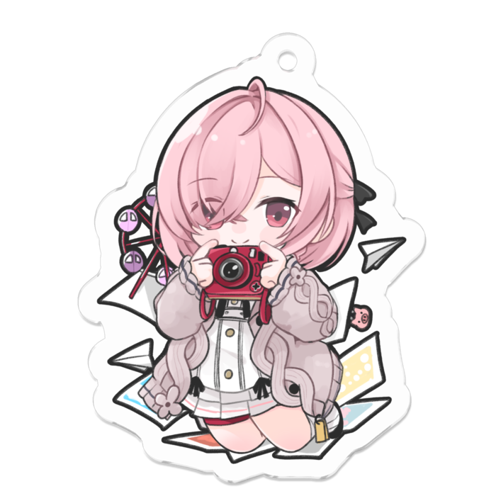 アクリルキーホルダー - 50 x 50 (mm)