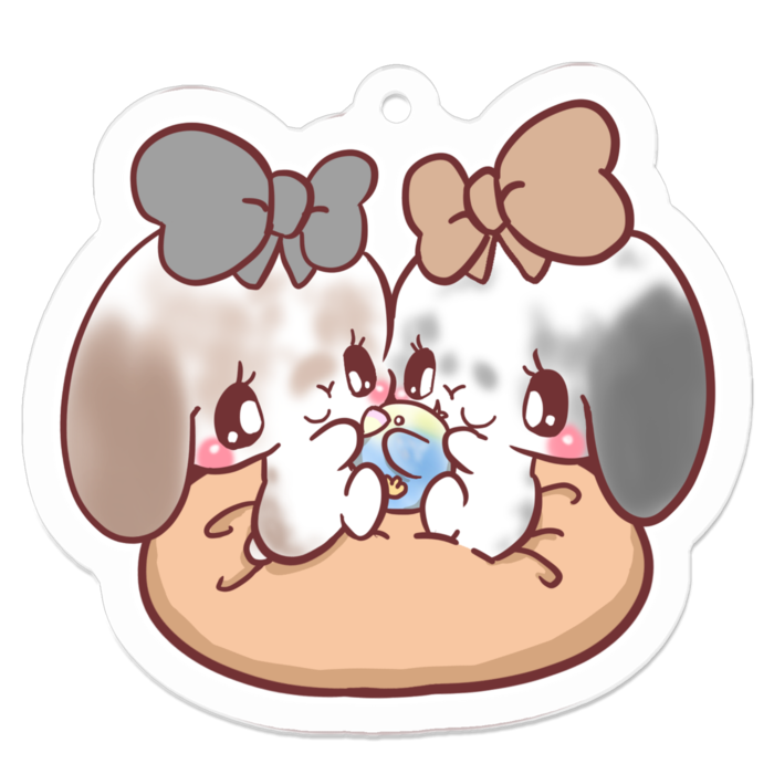 アクリルキーホルダー - 50 x 50 (mm)