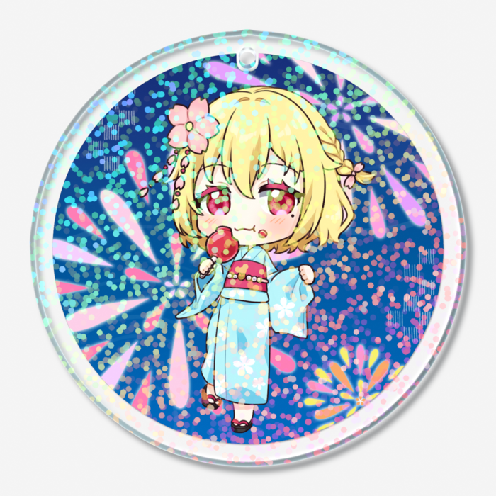 まなひろ_50 × 50mmホログラムアクリルキーホルダー【2025年2月事務所イベント】