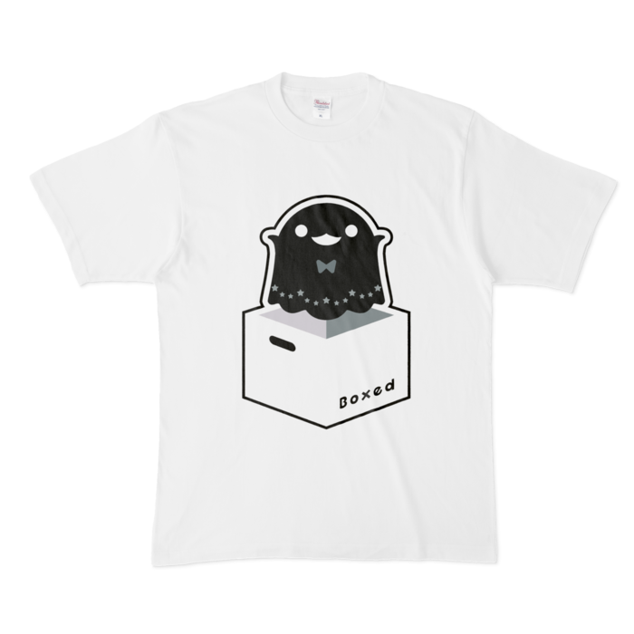 【白Ｔ】黒：XL