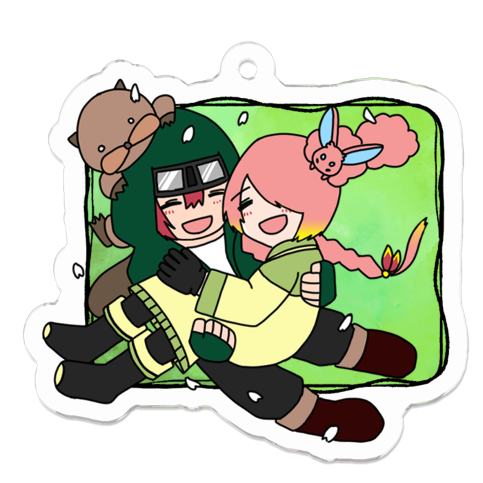 アクリルキーホルダー - 50 x 50 (mm)