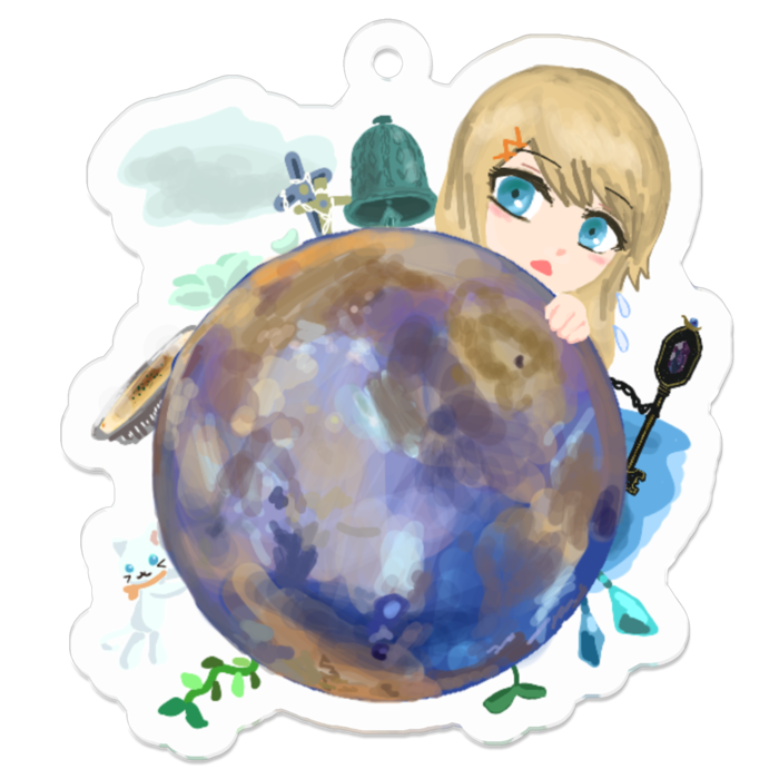 マリー 水星 - 50 x 50 (mm)