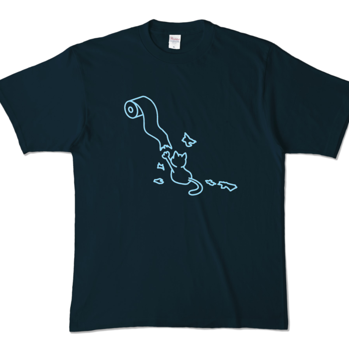 カラーTシャツ - XL - ネイビー (濃色)