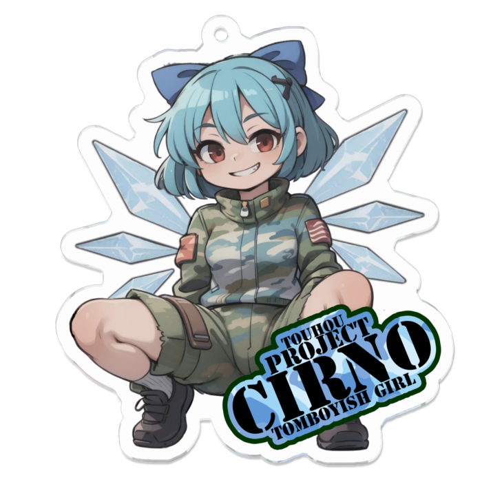 アクリルキーホルダー - 70 x 70 (mm)