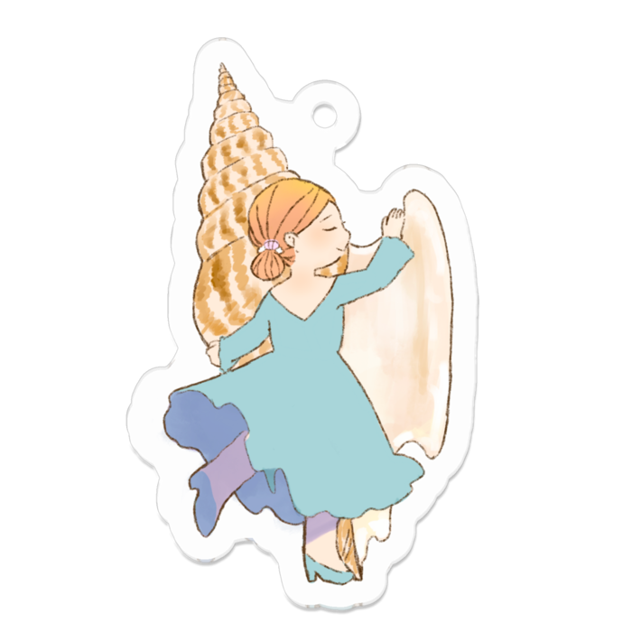 アクリルキーホルダー - 50 x 50 (mm)