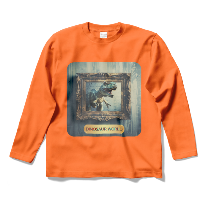 ロングスリーブTシャツ - S - オレンジ