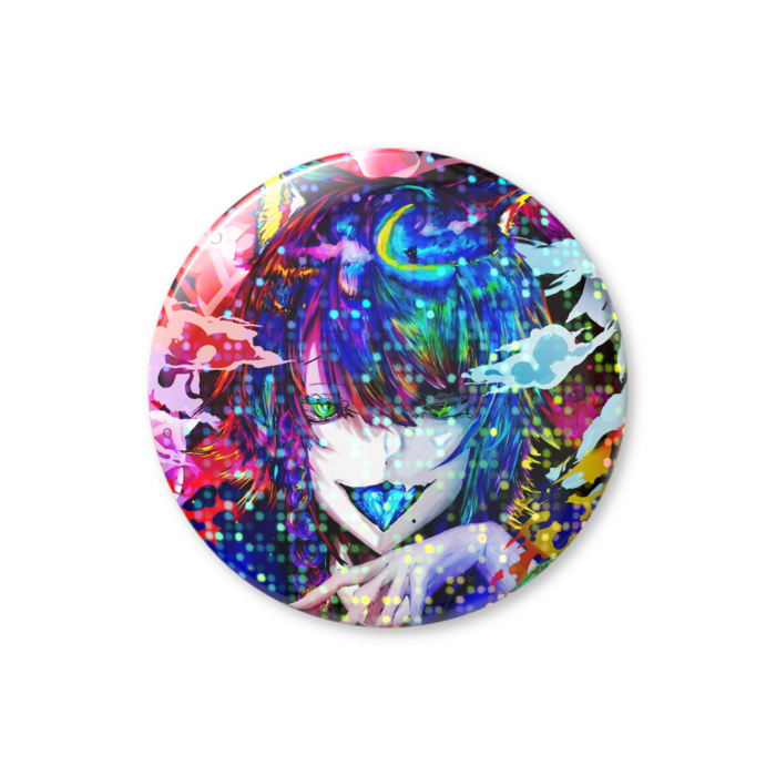 ホログラム缶バッジ - 44mmグリッター