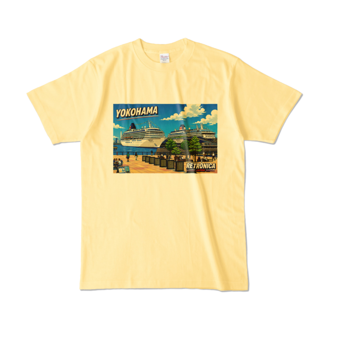 カラーTシャツ - L - ライトイエロー (淡色)